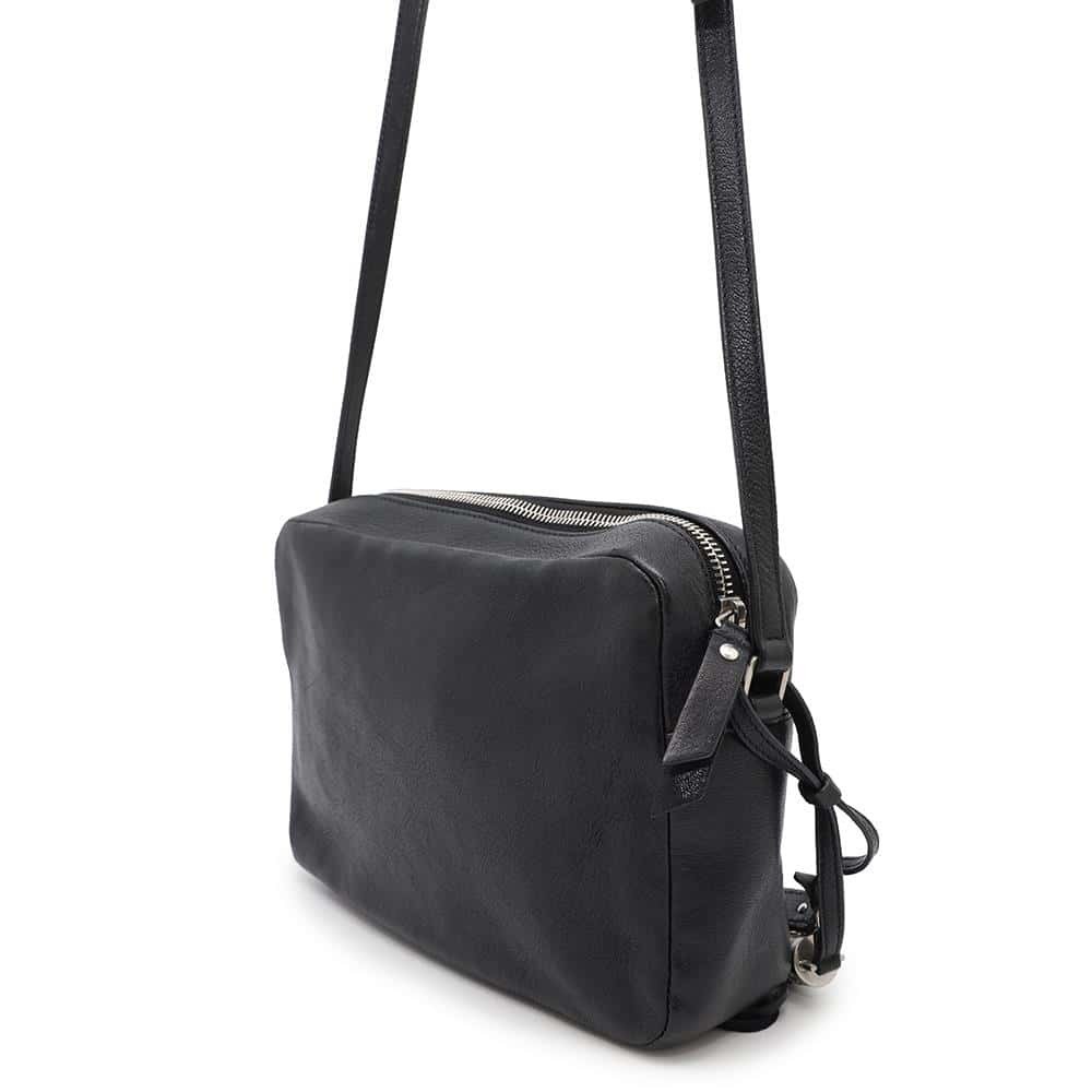 Saint Laurent Tassel Shoulder Paris Bag Camera Lou Black